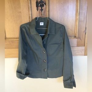 CABI olive green women’s jacket.
